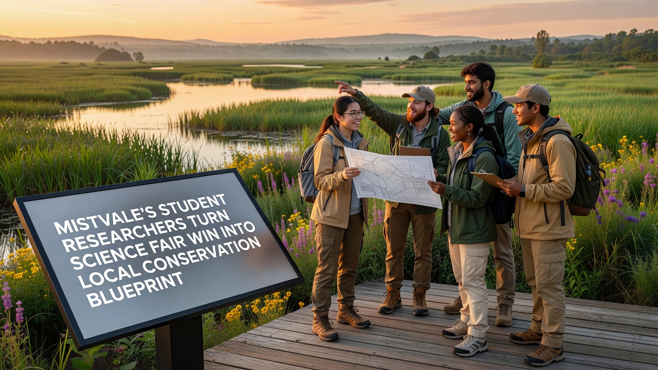 Mistvale's Student Researchers Turn Science Fair Win into Local Conservation Blueprint