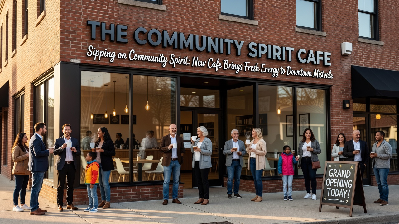 Sipping on Community Spirit: New Cafe Brings Fresh Energy to Downtown Mistvale